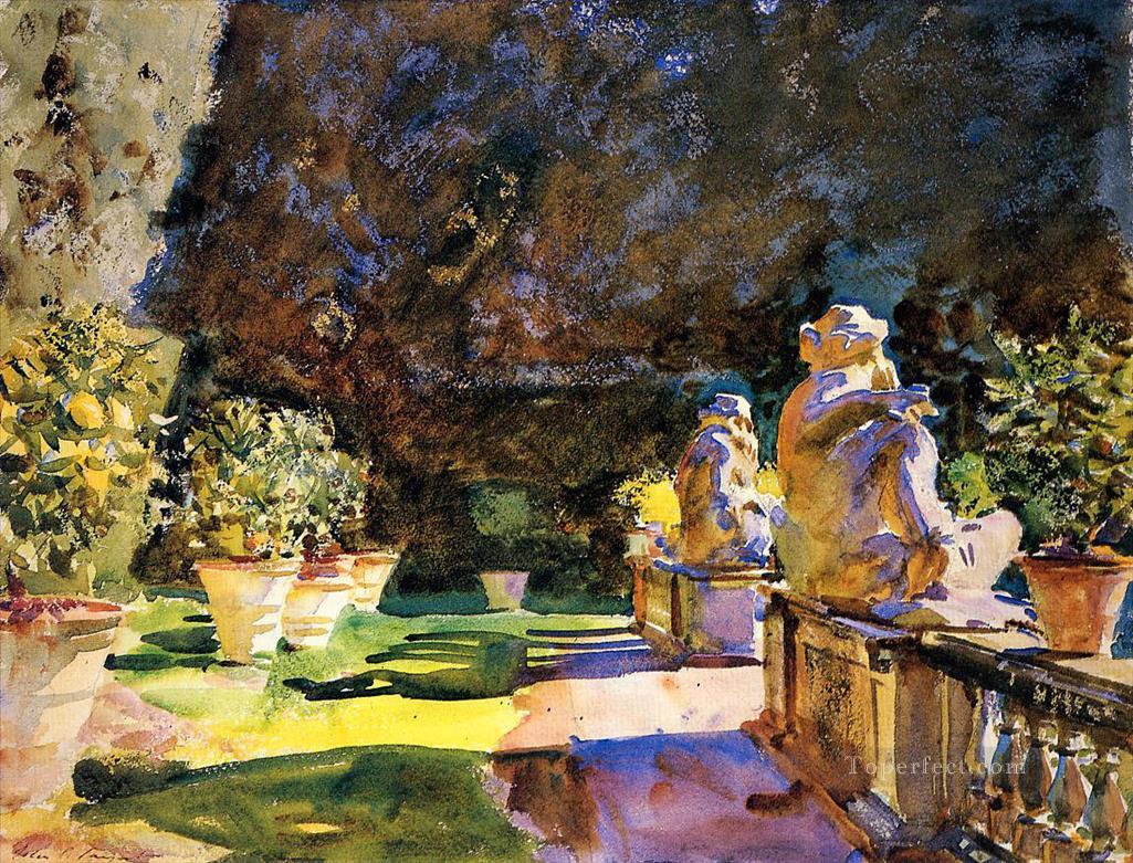 Villa di Marlia Lucca John Singer Sargent watercolor Oil Paintings